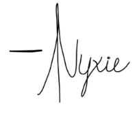 Nyxie's Nook Signature.